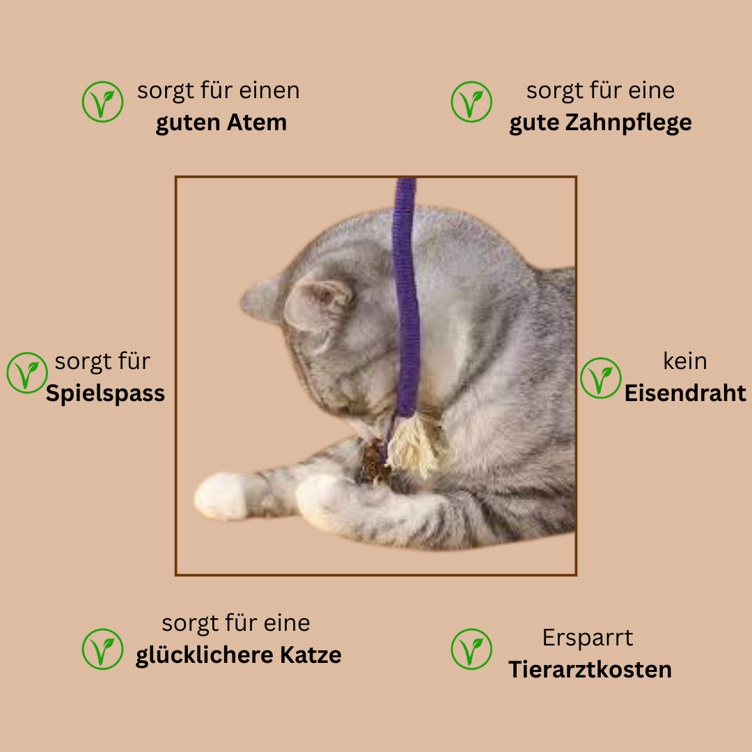 FellLiebhaber™ zahnpflegender KatzenBiss